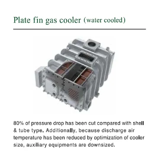 Kobelco Air Compressor Air Cooler Water Cooler Heat Exchanger For Ale400wiv factory